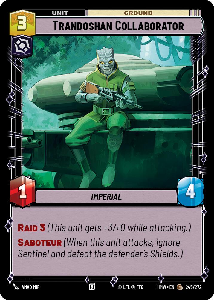 Trandoshan Collaborator (Homeworlds #245/272)