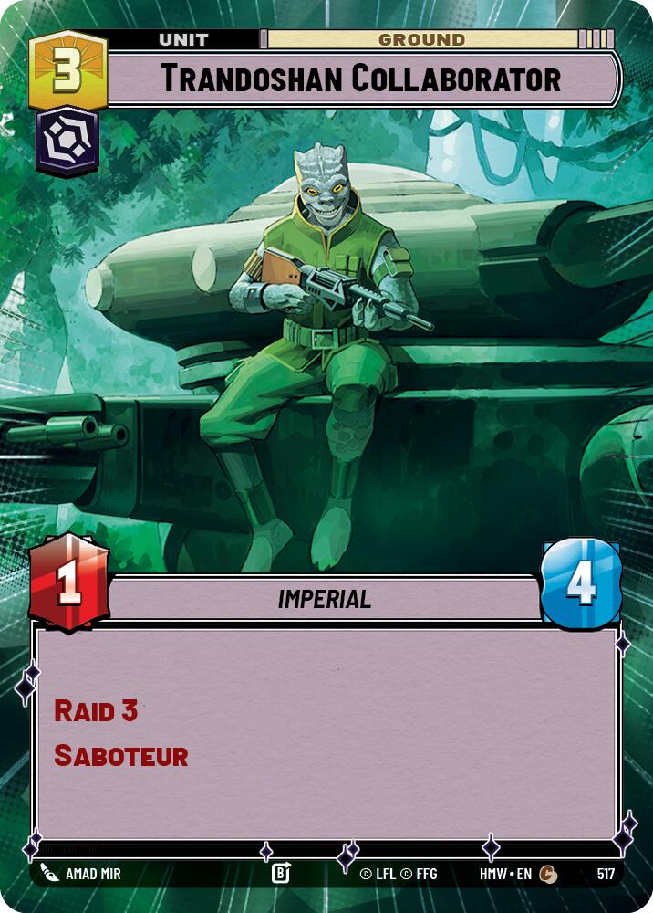 Trandoshan Collaborator (Hyperspace) (Homeworlds #517)