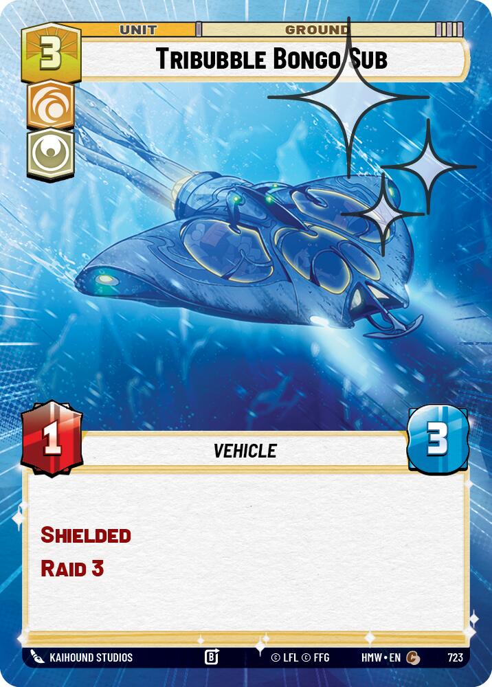 Tribubble Bongo Sub (Hyperspace Foil) (Homeworlds #723)