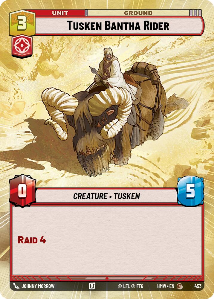 Tusken Bantha Rider (Hyperspace) - Homeworlds (HMW)