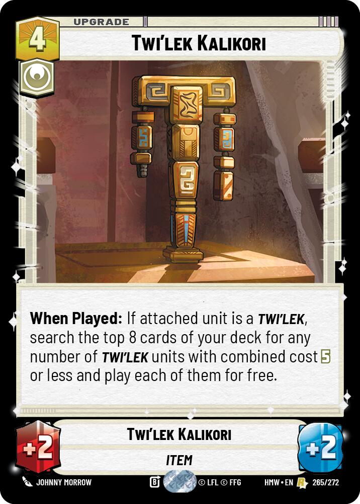 Twi'lek Kalikori (Homeworlds #265/272)