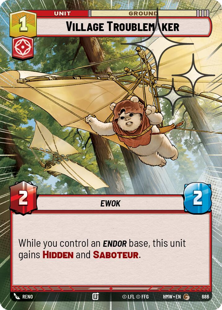Village Troublemaker (Hyperspace Foil) (Homeworlds #686)