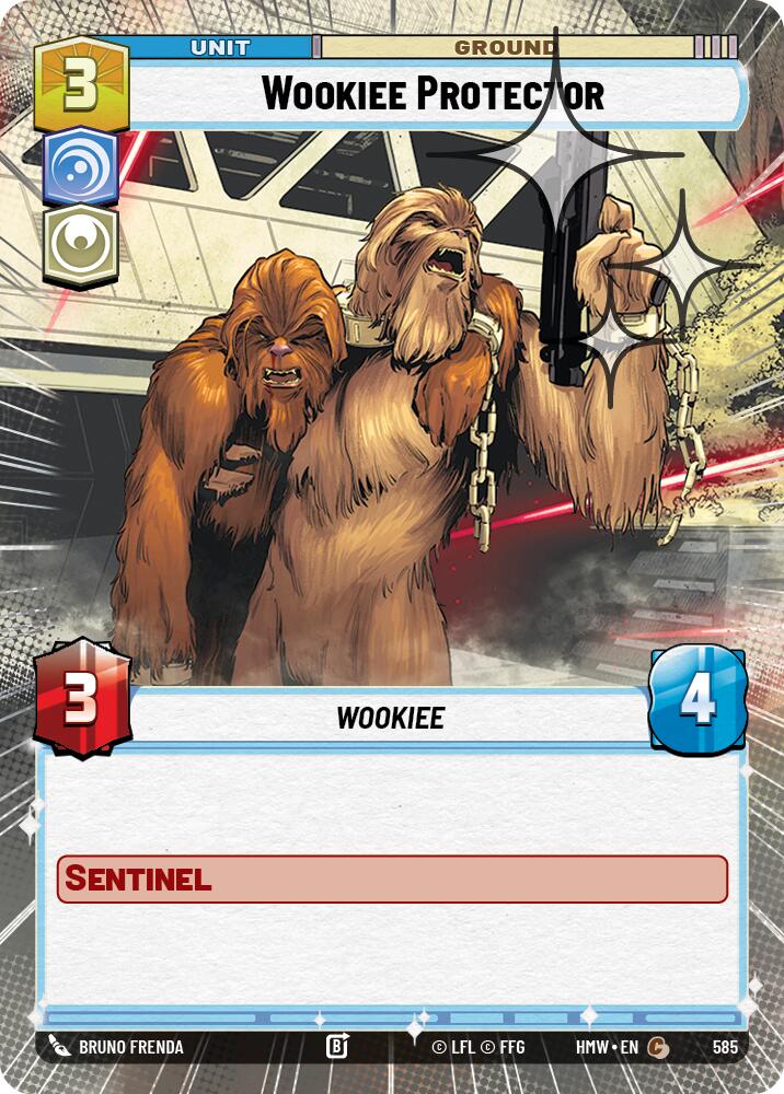 Wookiee Protector (Hyperspace Foil) (Homeworlds #585)