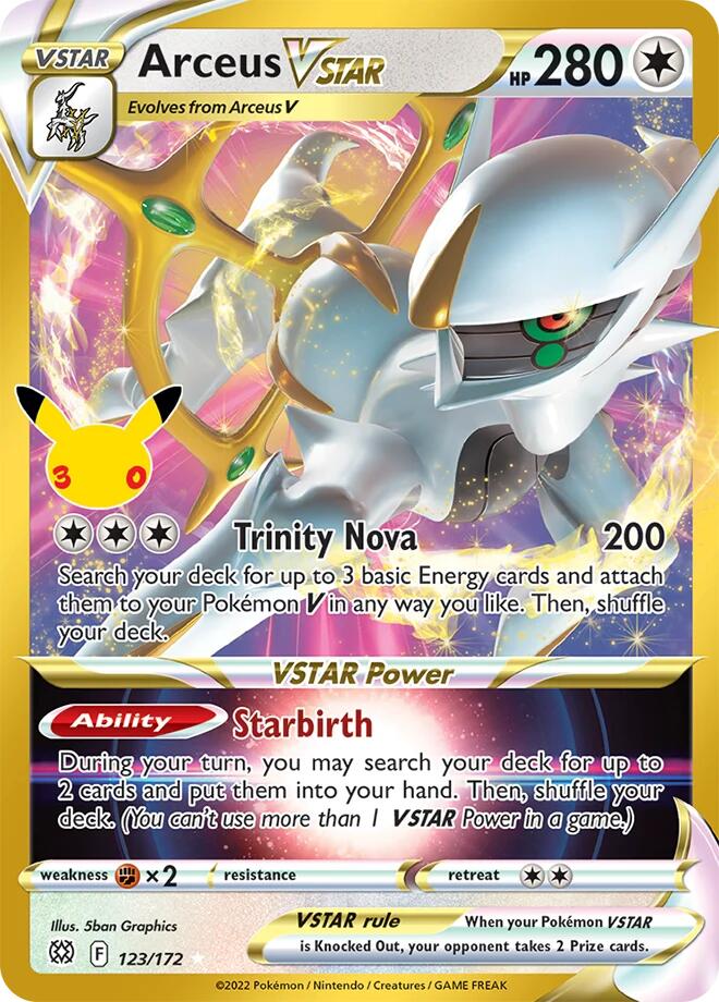 Arceus VSTAR - ME: 30th Celebration Classic Collection (30C)