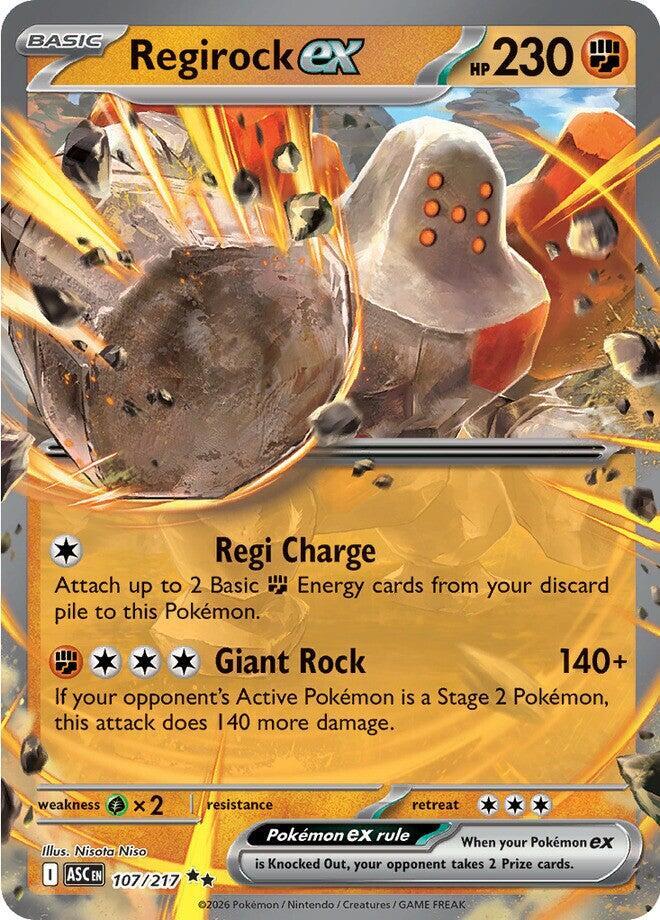 Regirock ex - ME: Ascended Heroes (ASC)